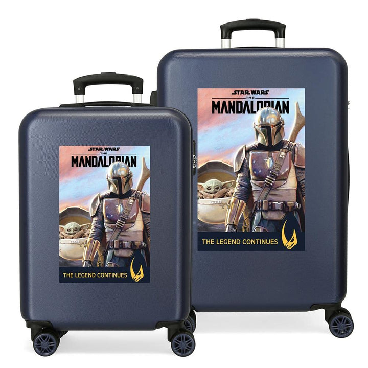Star Wars Legend Kofferset Blau 55/68 cm Hartschale ABS Seitenkombinationsverschluss 104L 6kg 4 Dopp