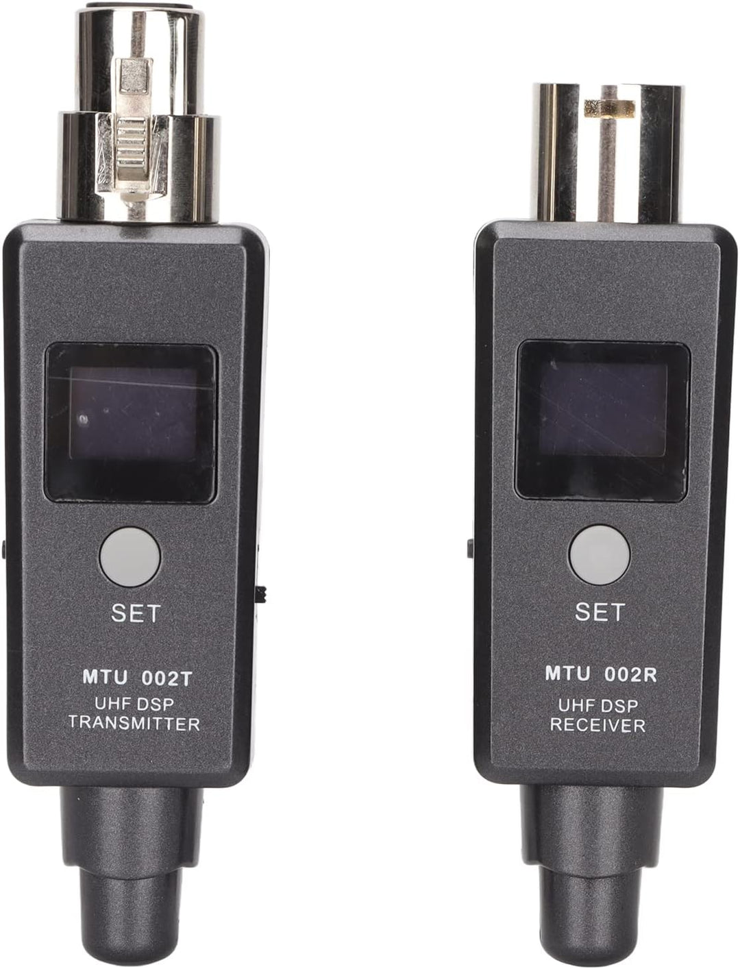 VBESTLIFE 470-960 MHz Funkmikrofon-Adapter Eingebaute Dual-Antennen, Wiederaufladbares Funkmikrofon