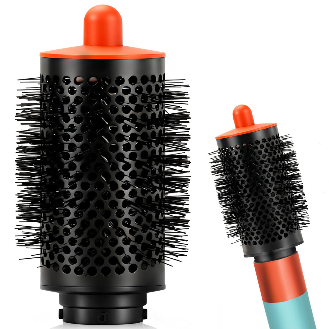 Grosse runde Volumenbürste für Dyson Airwrap Aufsätze, verbesserte Volumenaufsatzbürste für flaches