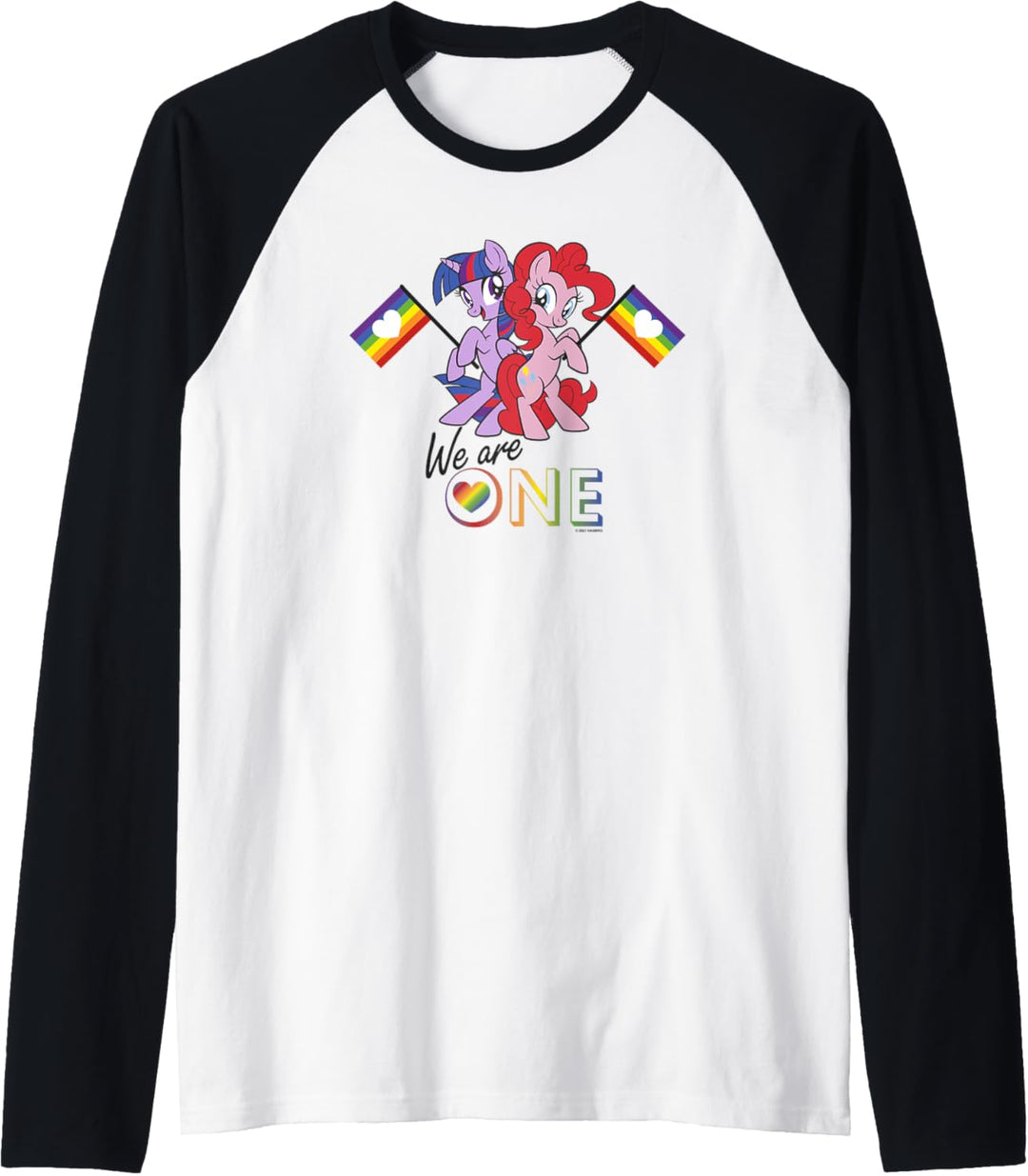 My Little Pony: Friendship Is Magic We Are One Rainbow Flag Raglan