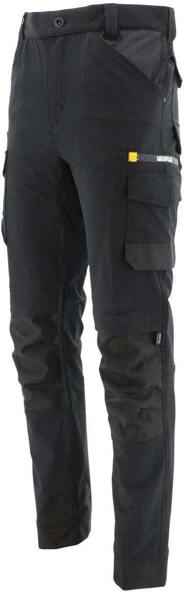 Caterpillar CAT Workwear Herren Tech Stretch DWR Stretch Arbeitshose 36W / 32L Schwarz, 36W / 32L Sc