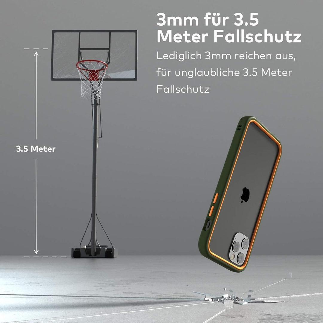 RhinoShield Modulares Case kompatibel mit [iPhone 12/12 Pro] | Mod NX - Anpassbare &amp; stossdämpfende
