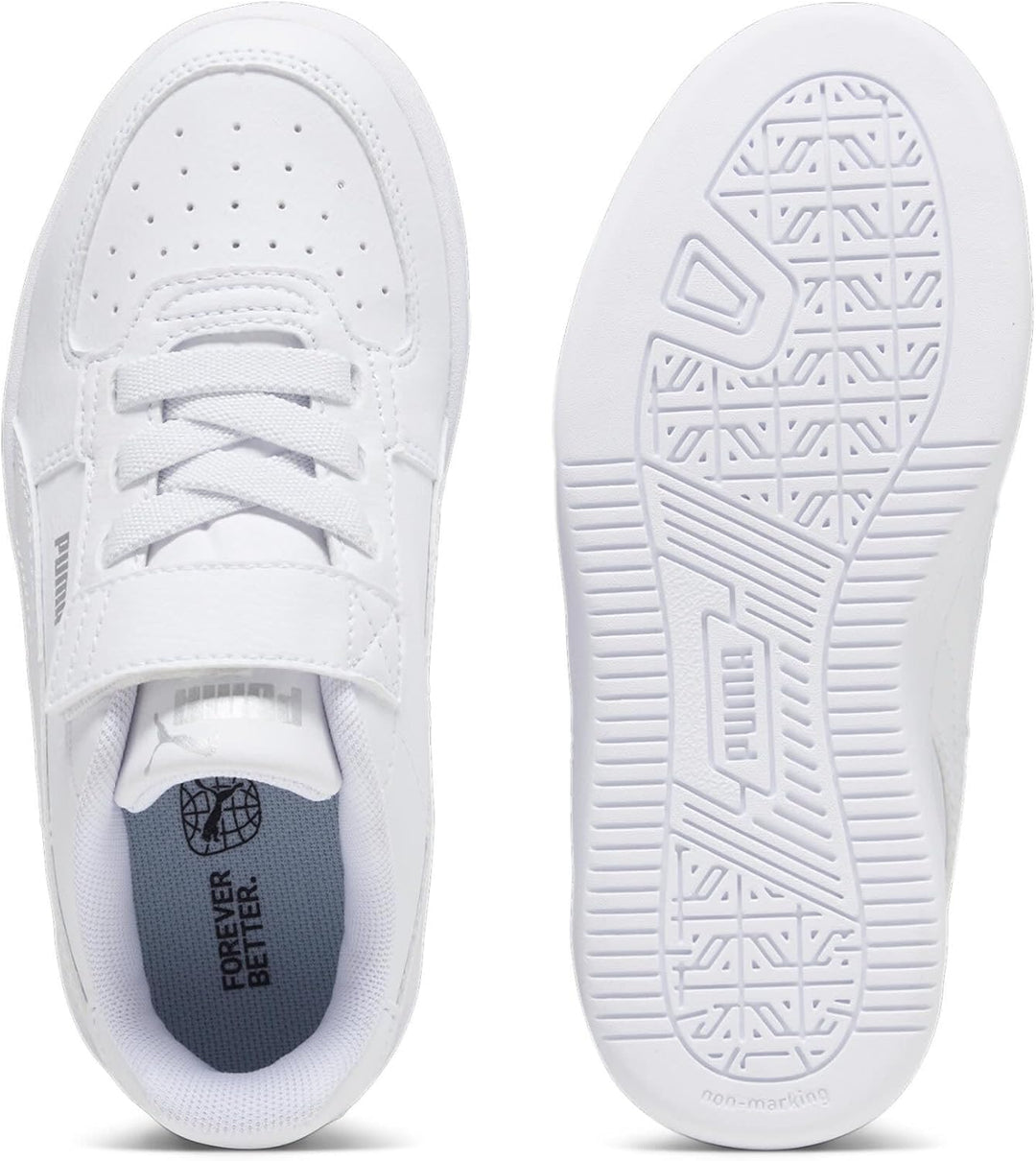 PUMA Unisex Kinder Caven 2.0 Ac+ Ps Sneaker, 28 EU White Silver Black