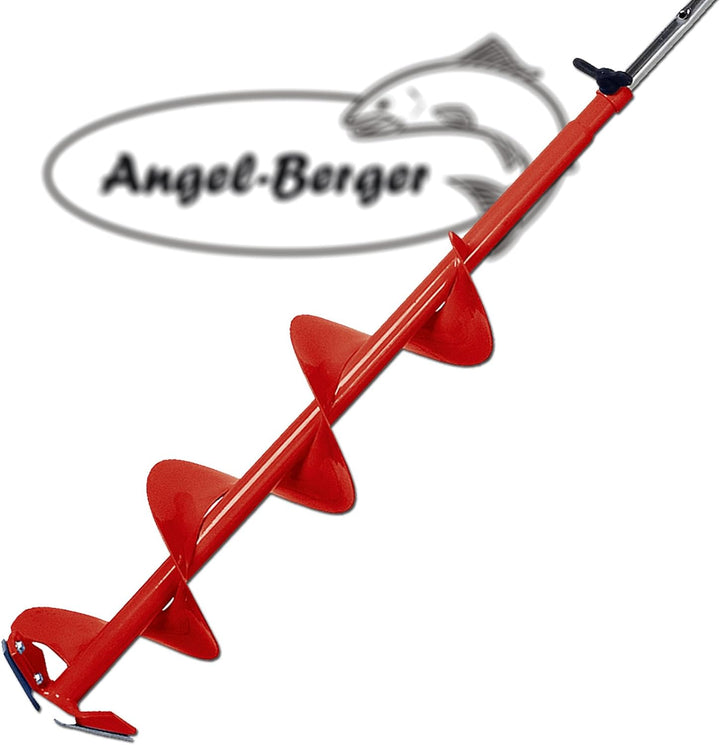 Angel-Berger Höhenverstellbarer Eisbohrer zum Eisangeln