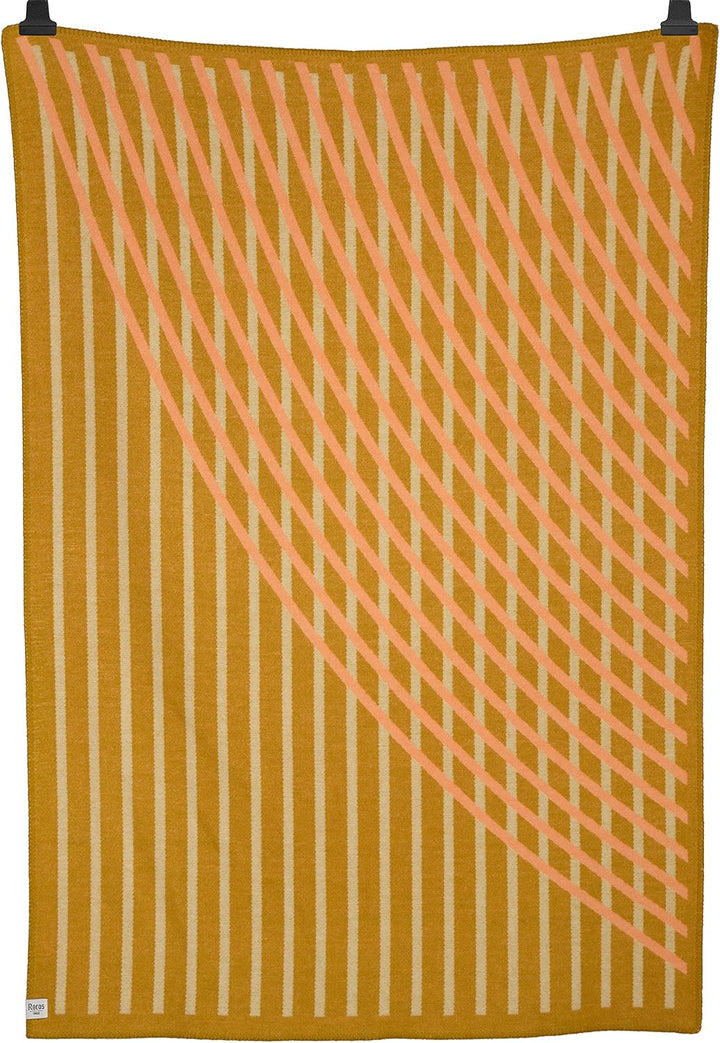 RØROS TWEED - Bislett - Wolldecke aus norwegischer Lammwolle - Design von Hallgeir Homstvedt - Decke