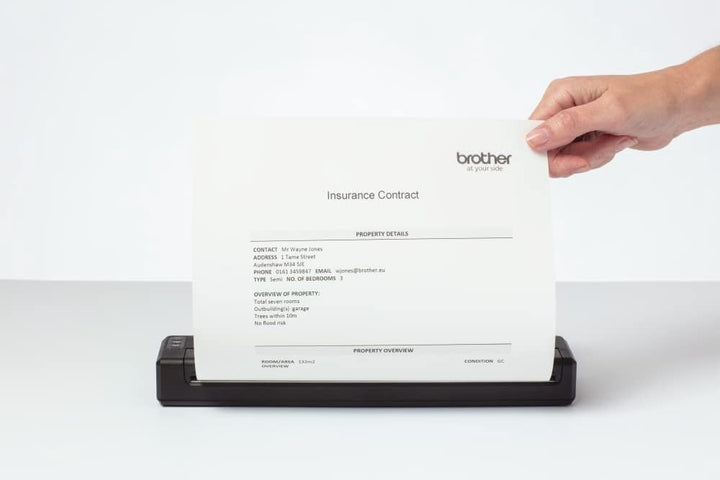 Brother PJ-883 Mobiler A4 Thermodirekt-Dokumentendrucker mit 300 DPI Druckauflösung, 13,5 Seiten/Min