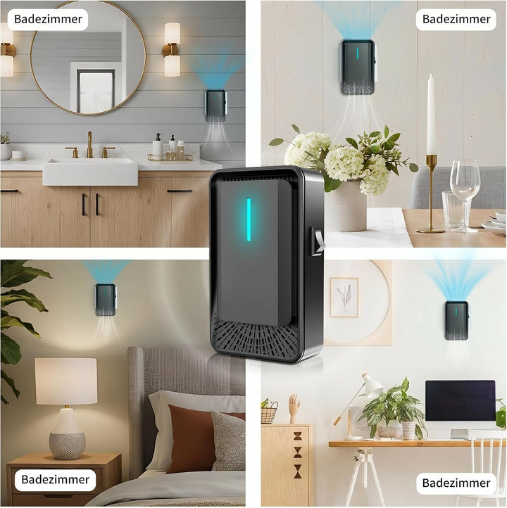 Luftreiniger, Plug-In Ionisator mit Negativen Ionen, Air Purifier IonizerGenerator für Rauch & Haust