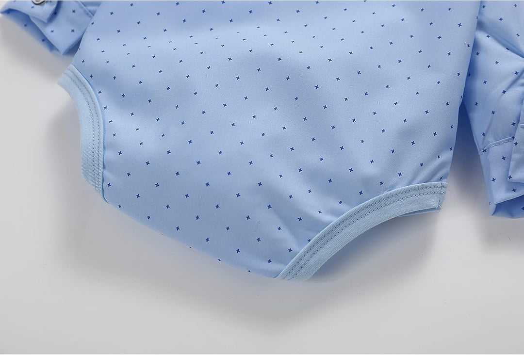 HeMa Island Baby Jungen Bekleidungssets Anzug Kleid Strampler hosenträger Fliege Krawatte Anzug Gent