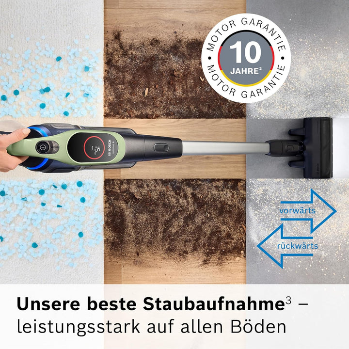 Bosch Akku-Staubsauger Unlimited 9 BBS921TBA, kabellos, MicroClean Technology, Display, Staubkomprim