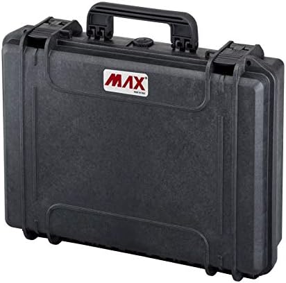 Max Herren MAX465H125HDS Luftdichter Koffer, Schwarz, 465 x 335 x 125 mm Hochdichter Würfelschaum. 4