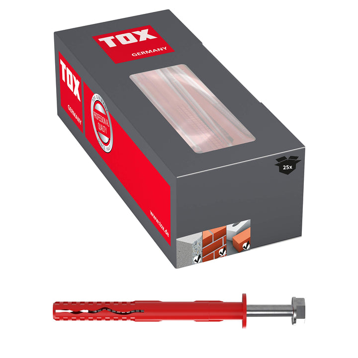 TOX Rahmendübel Fassad XL 14 x 180 mm, 25 Stück, 067101201, 14 x 180 mm