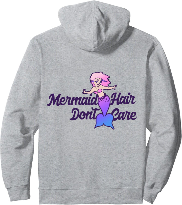 Mermaid Hair Don't Care Pullover Hoodie
