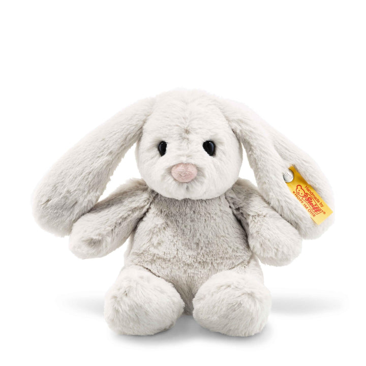 Steiff Hoppie Hase - 18 cm - Plüschhase mit Schlappohren - Kuscheltier für Kinder - Soft Cuddly Frie