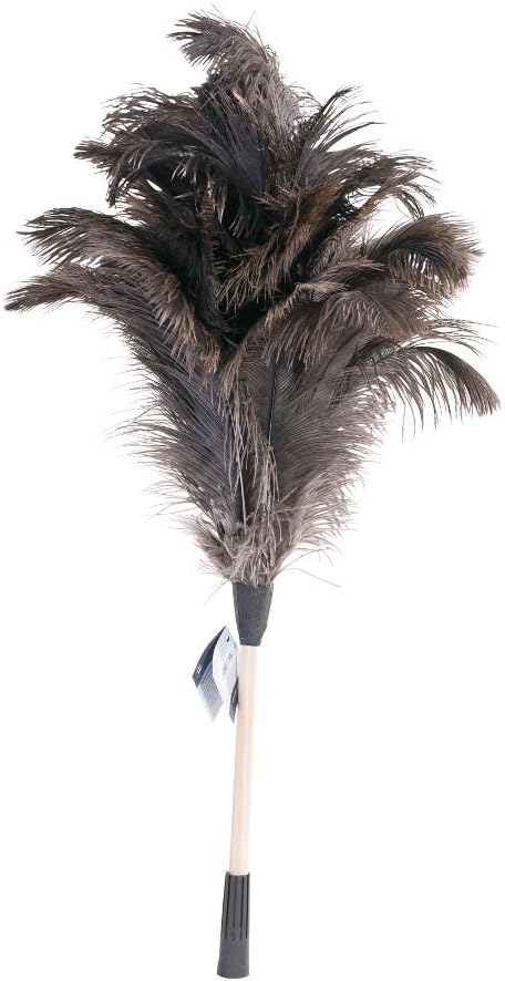 Redecker Staubwedel mit Straussenfedern, ausziehbarer Teleskopstiel