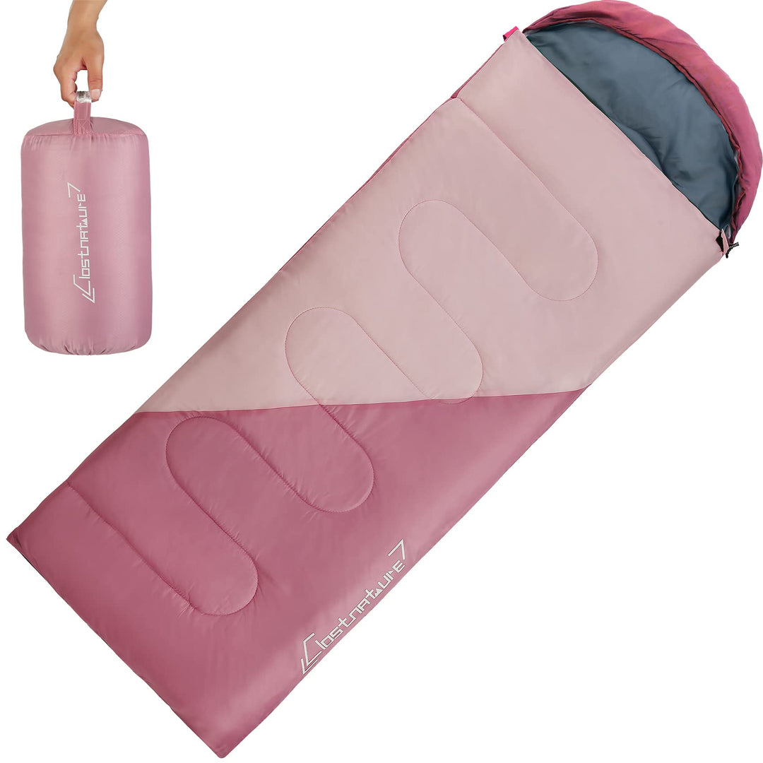 Clostnature Leichter Schlafsack für Camping – Outdoor Lässiger Deckenschlafsäcke mit Kleines Packmas