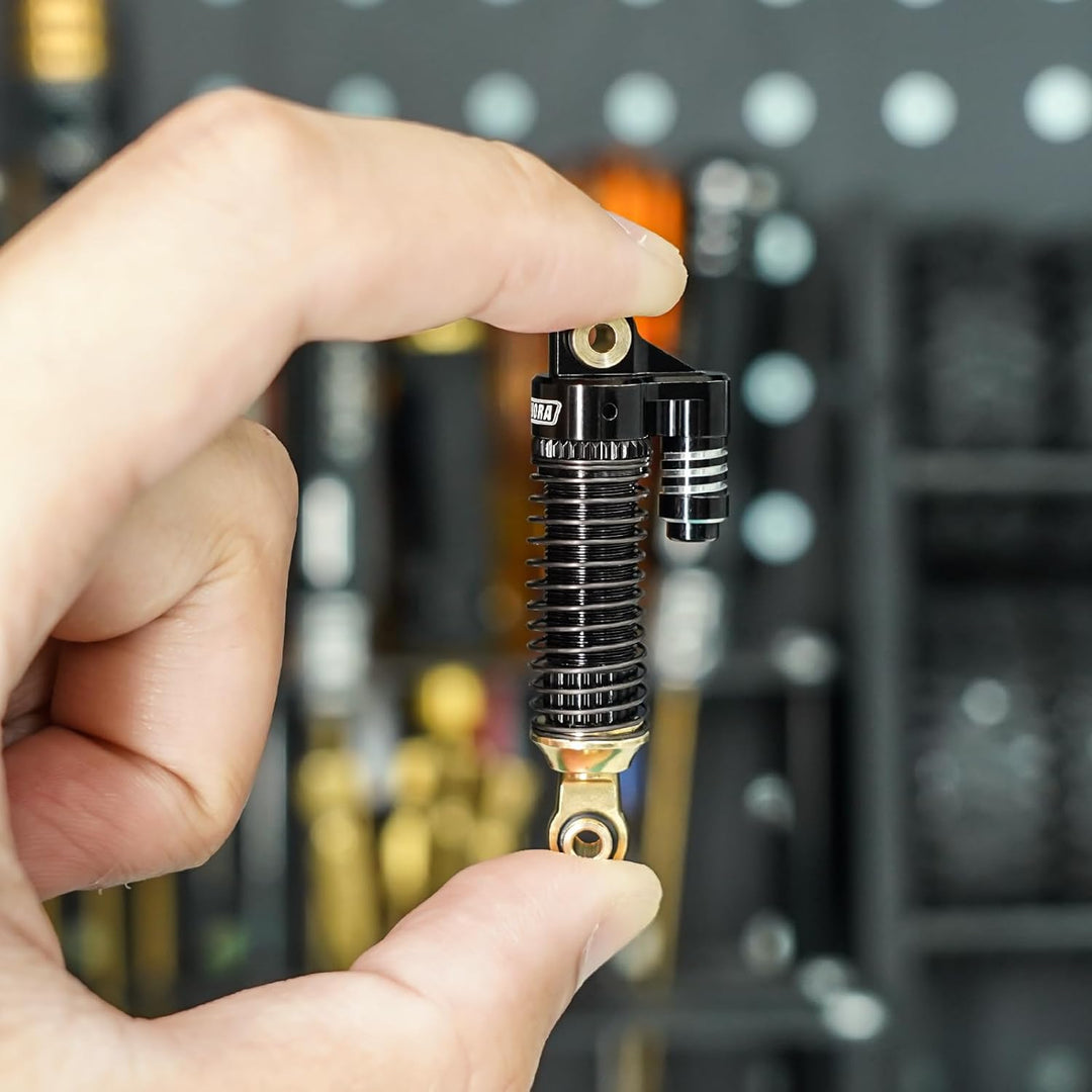 INJORA 59mm RC Stossdämpfer Messing Aluminium-Langes Gewinde Stossdämpfer Öl-Dämpfer für TRX4M TRX4M