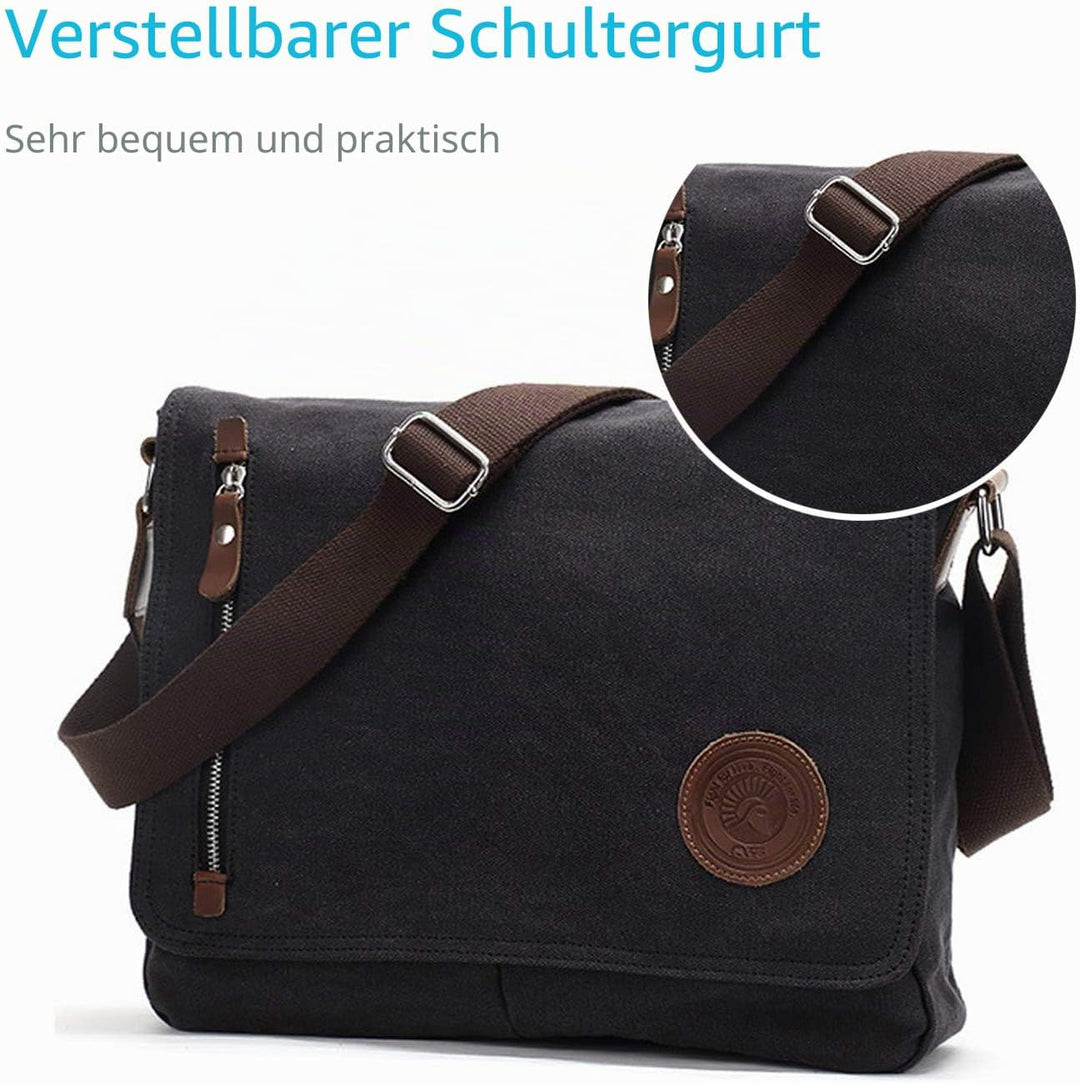 FANDARE Unisex Messenger-Tasche, 35,6 cm, tragbar, Umhängetasche, für Studenten, Reisen, Arbeit, Sch