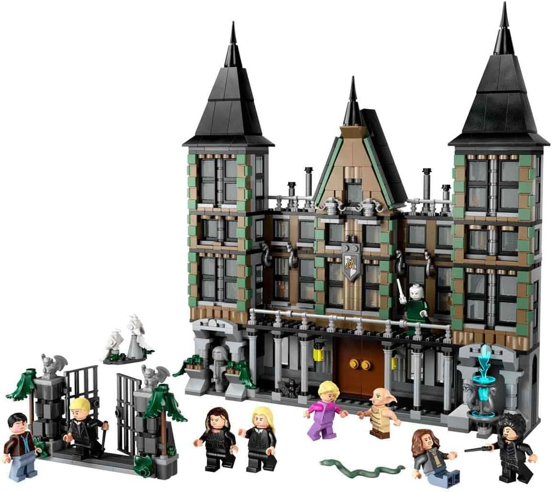 LEGO Harry Potter Landsitz der Familie Malfoy, Fantasy Spielzeug zum Sammeln und Ausstellen, Geschen