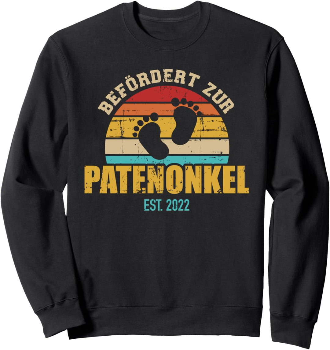 Befördert zum Patenonkel 2022 Schwangerschaft verkünden Sweatshirt