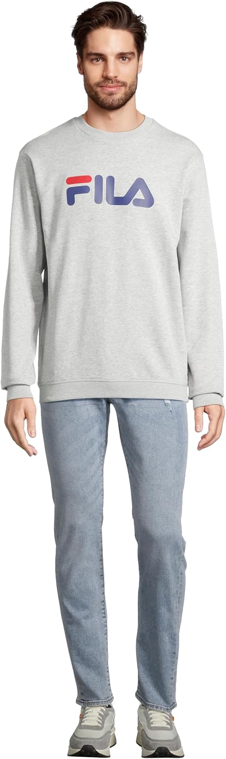 FILA Unisex Barbian Sweatshirt M Light Grey Melange, M Light Grey Melange