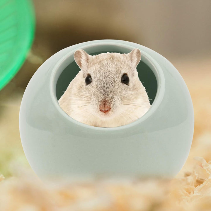 Hemobllo Hamsterversteck: Keramik Hamsterhaus Kleintierversteck Sommerkühlhamsterhaus Schlafhöhle Wa