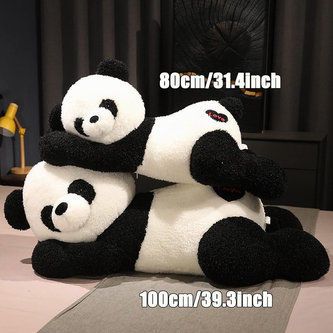 Aiuidun Grosser Panda Kuscheltier Teddybär Plüschtier Stofftier Nettes Grosser Panda Weiches Umarmun