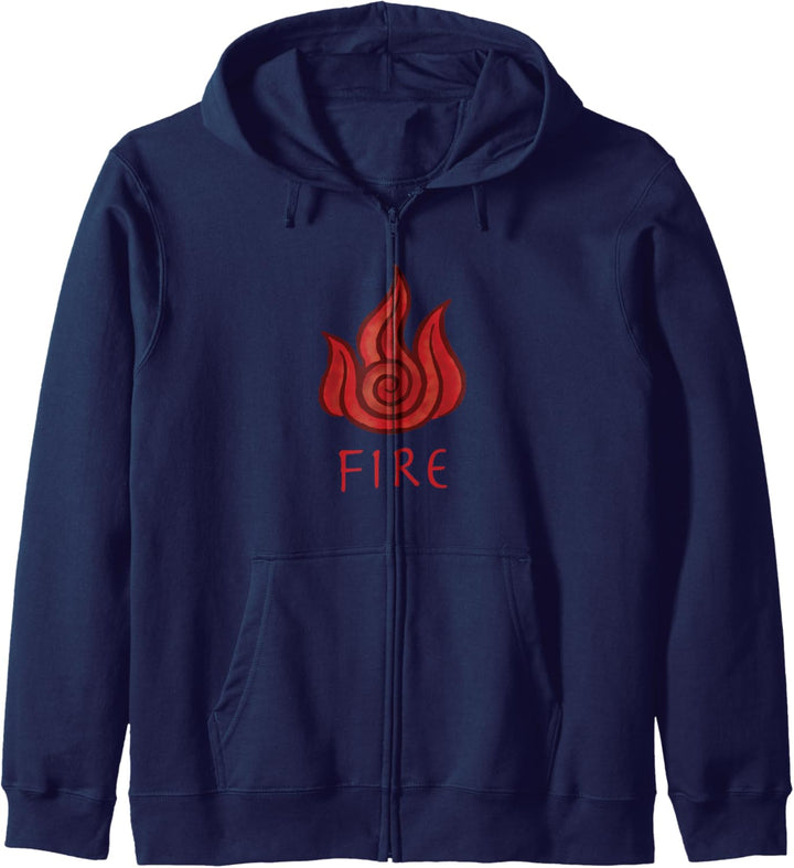 Avatar: The Last Airbender Fire Element Symbol Kapuzenjacke
