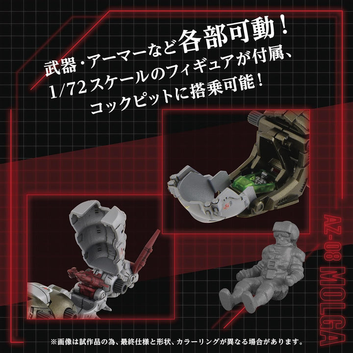 Kotobukiya Zoids AZ-08 Molga Action Plastic Kit