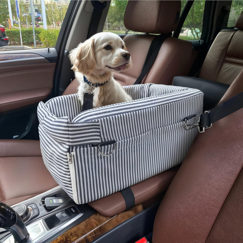 Schaumstoff Hunde Autositz Mittelkonsole für Kleine Hunde Hundekorb Hundebett Auto unter 6 kg, Hunde