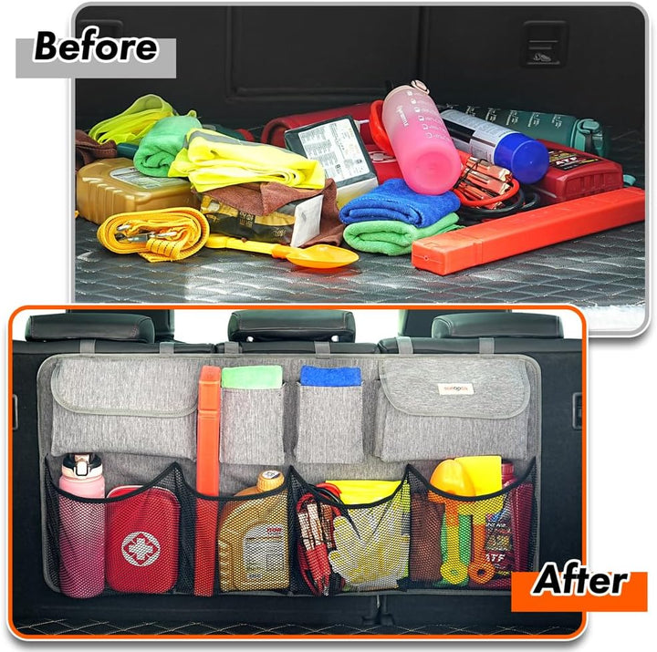 SURDOCA Auto Kofferraum Organizer für SUV, [7 Mal AKTUALISIERT] Auto Kofferraumtasche, Autozubehör I