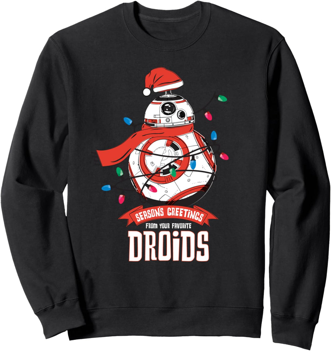 Star Wars BB-8 Season's Greetings Droids Holiday Sweatshirt