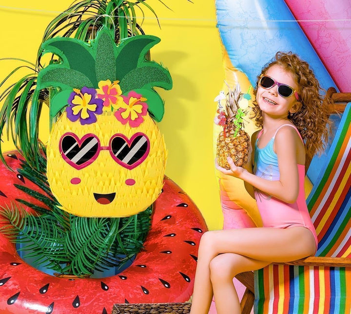 WERNNSAI Ananas Pinata – Geburtstag Pinata Hawaii Deko Junge Kinder Mädchen Ananas Piñata Füllung mi