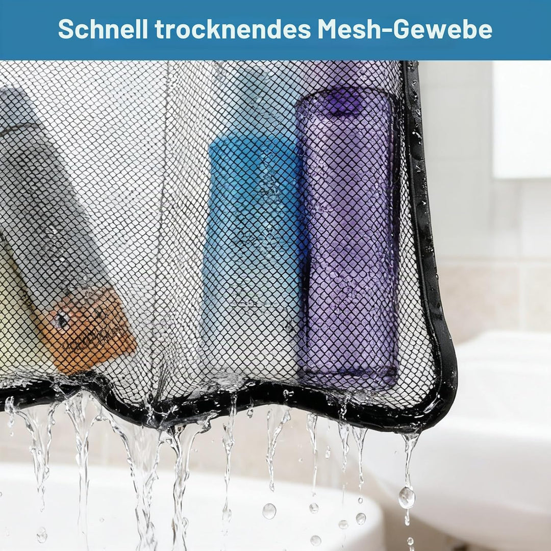 EEEKit Hängende Badezimmer Organizer, 2 Stück Dusche Organizer, Schnelltrocknende Türorganizer Hänge