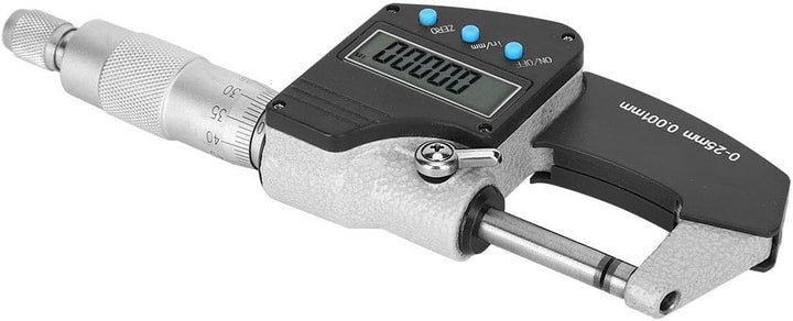 Digit Aussenmikrometer Zoll Mikrometer Grossbild Digital Metric Imperial 0,001 mm Genauigkeit 0‑25 m