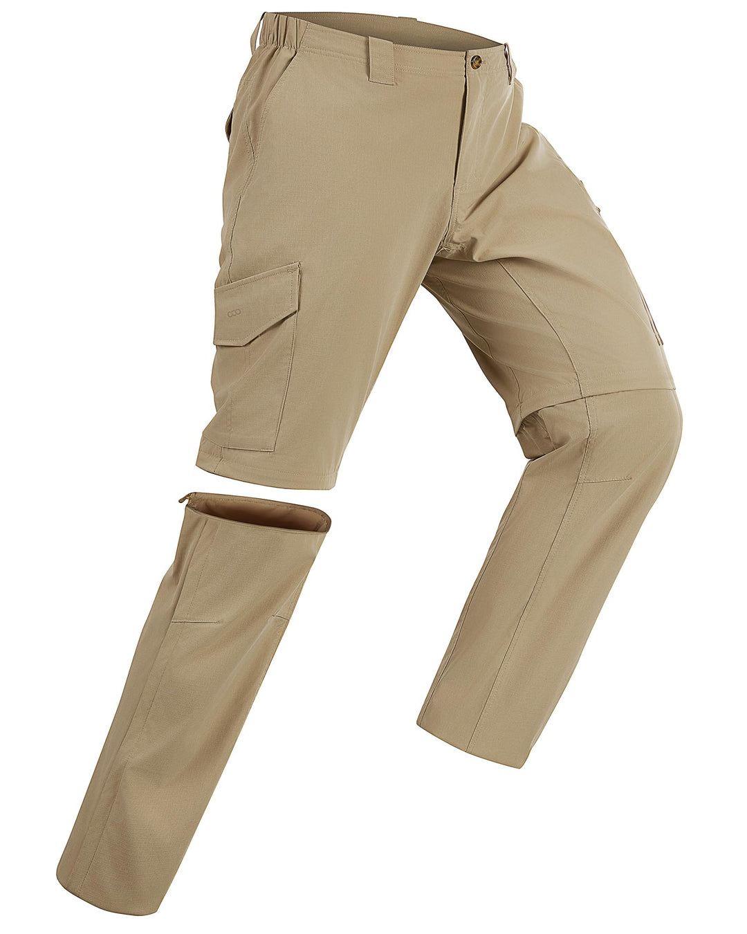 33,000ft Wanderhose Herren Zip Off Trekkinghose, Atmungsaktiv Abnehmbar Stretch Outdoorhose mit 6 Ta