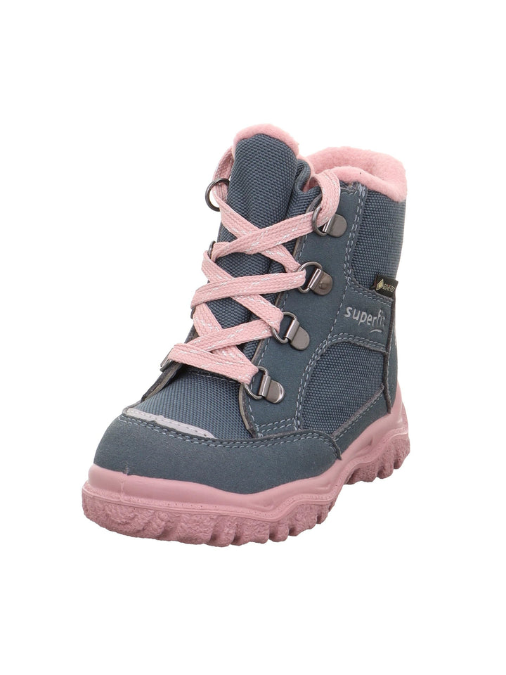 Superfit Mädchen Husky1Schneestiefel 19 EU Blau Rosa 8020, 19 EU Blau Rosa 8020