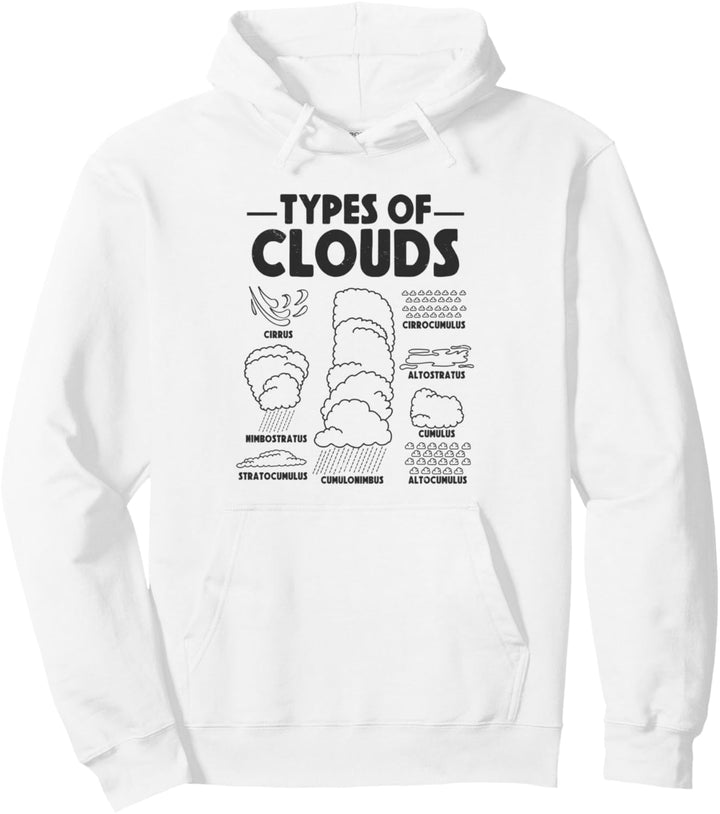 Arten von Wolken, Meteorologen, Wetterwolken Pullover Hoodie