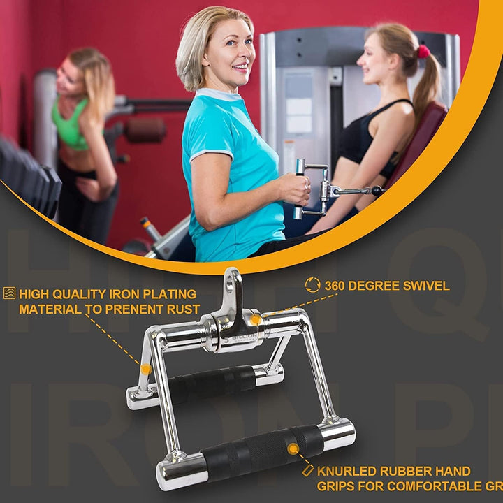 5 Billion Trizeps-Kabelzug Nach Unten Drücken Gewicht Maschinenzubehör V-Griff mit Drehung Trizepstr