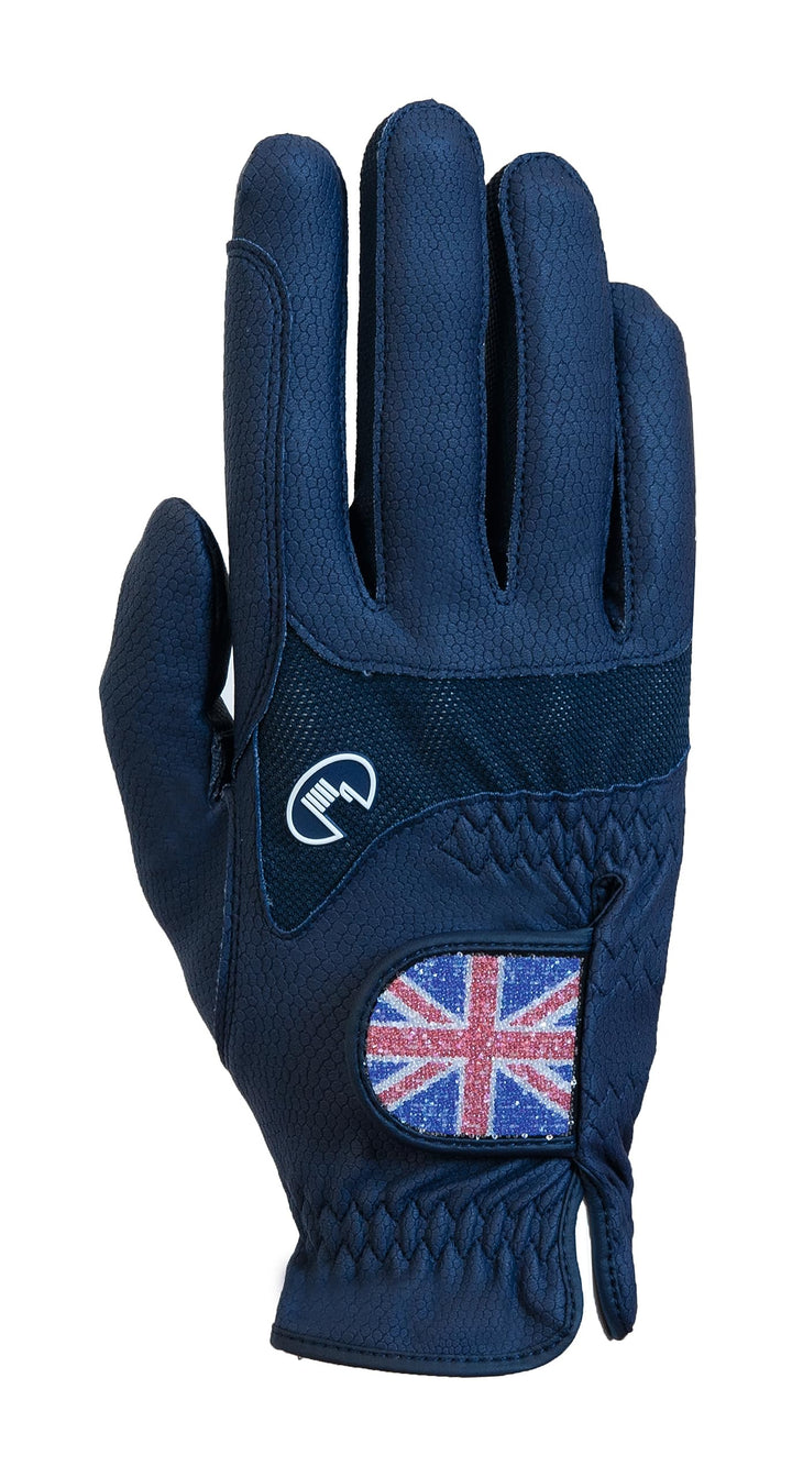 Roeckl Sports Reithandschuh Maryland, Turnier Sommer Handschuh, 6 Farben, Grösse 6-11 6.5 Marine/UK,
