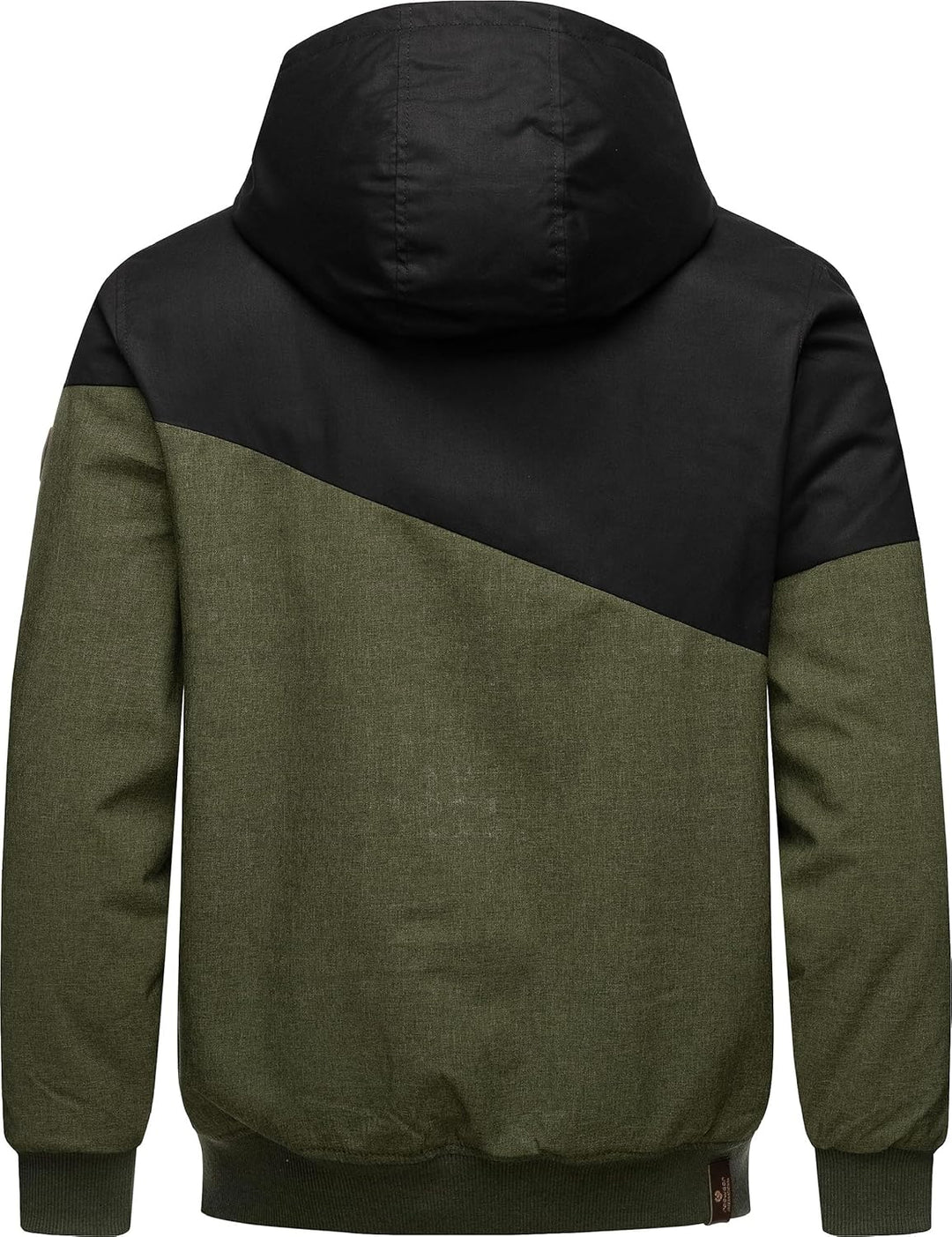Ragwear Herren warme Winterjacke kurz mit Verstellbarer Kapuze Wings S-3XL XL Olive23, XL Olive23