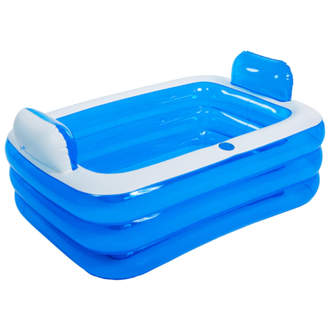 Verdickte aufblasbare PVC-Badewanne mit Wasserbechermund, bequeme faltbare aufblasbare Badewanne mit