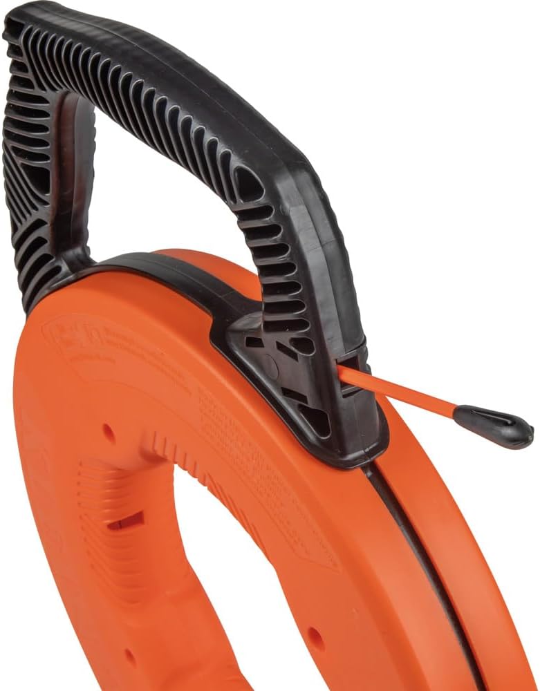 KLEIN TOOLS 56383 Fischband, Multi-Groove Fiberglas Drahtabzieher mit Nylonspitze, optimiertes Gehäu