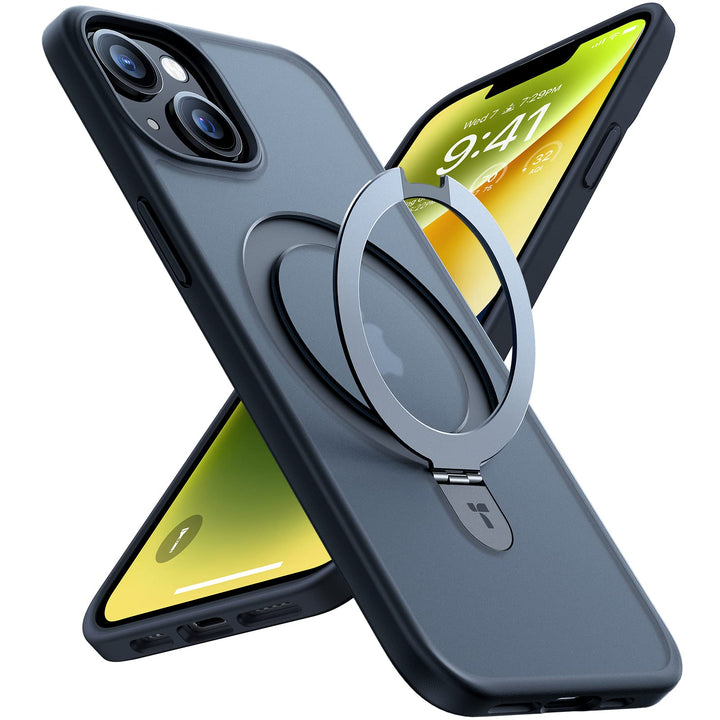 TORRAS [2023 Neue Dynamic Magnetring für iPhone 14 Hülle, iPhone 13 Hülle mit MagSafe-Ständer [Super