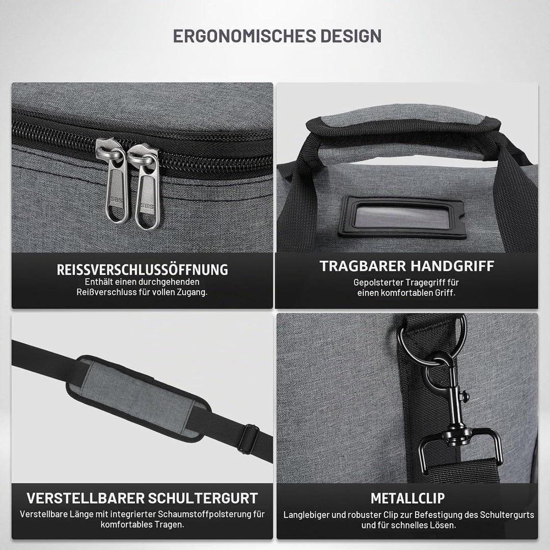 NEEWER Tragetasche mit beweglicher Schaumstoffpolsterung für Studio Light Vision 4 ML300 CB60 CB60B