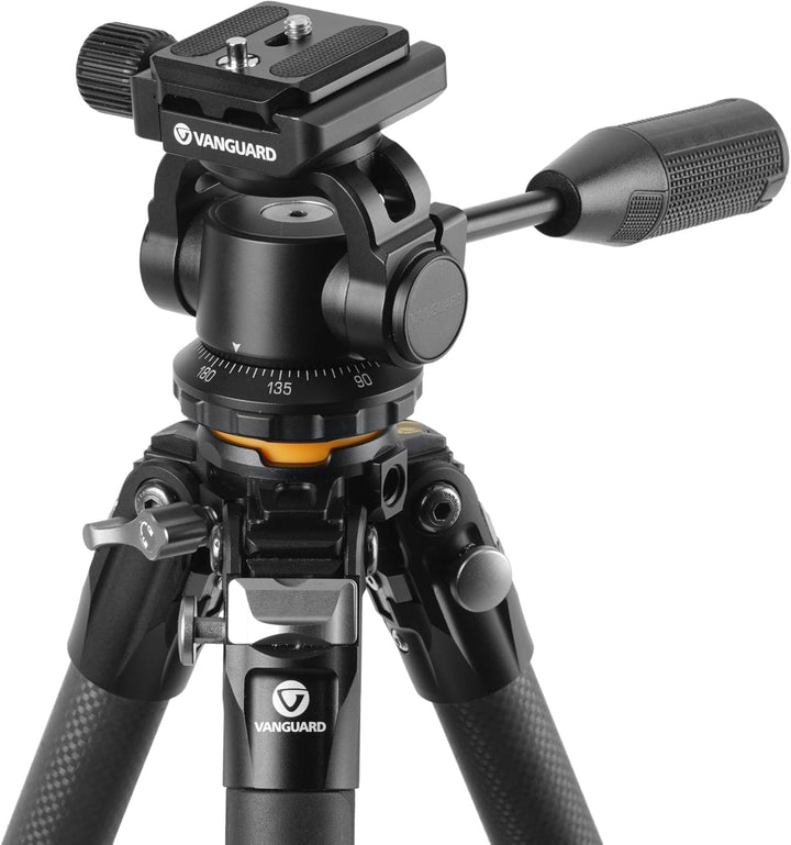 VEO 5 234CO26 - Carbonstativ für Vogelbeobachter - Traglast 6 kg 1591 mm 2-Wege schwarz, 1591 mm 2-W