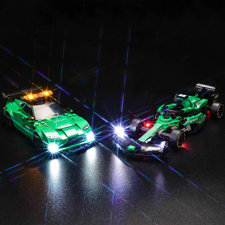 Led Licht Set für Lego Aston Martin Safety Car & AMR23 (Kein Lego), Dekorationsbeleuchtungsset für L