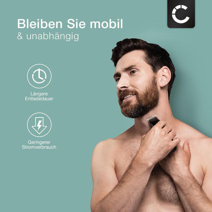 CELLONIC 2X Akku kompatibel mit Braun Series 3 360, 5779, ER-2301, 67030923 2x Akku 2000mAh, 2x Akku