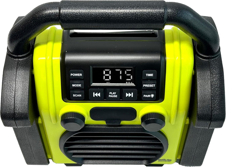 BR 230 BT, Baustellenradio Bluetooth - Neongelb/Offwhite - Silva Schneider - Digitales PPL Radio, 10