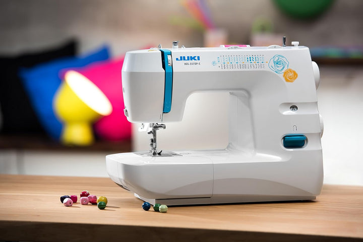JUKI Mechanische Nähmaschine, Metall, weiss, 41 x 17,7 x 30,8 cm