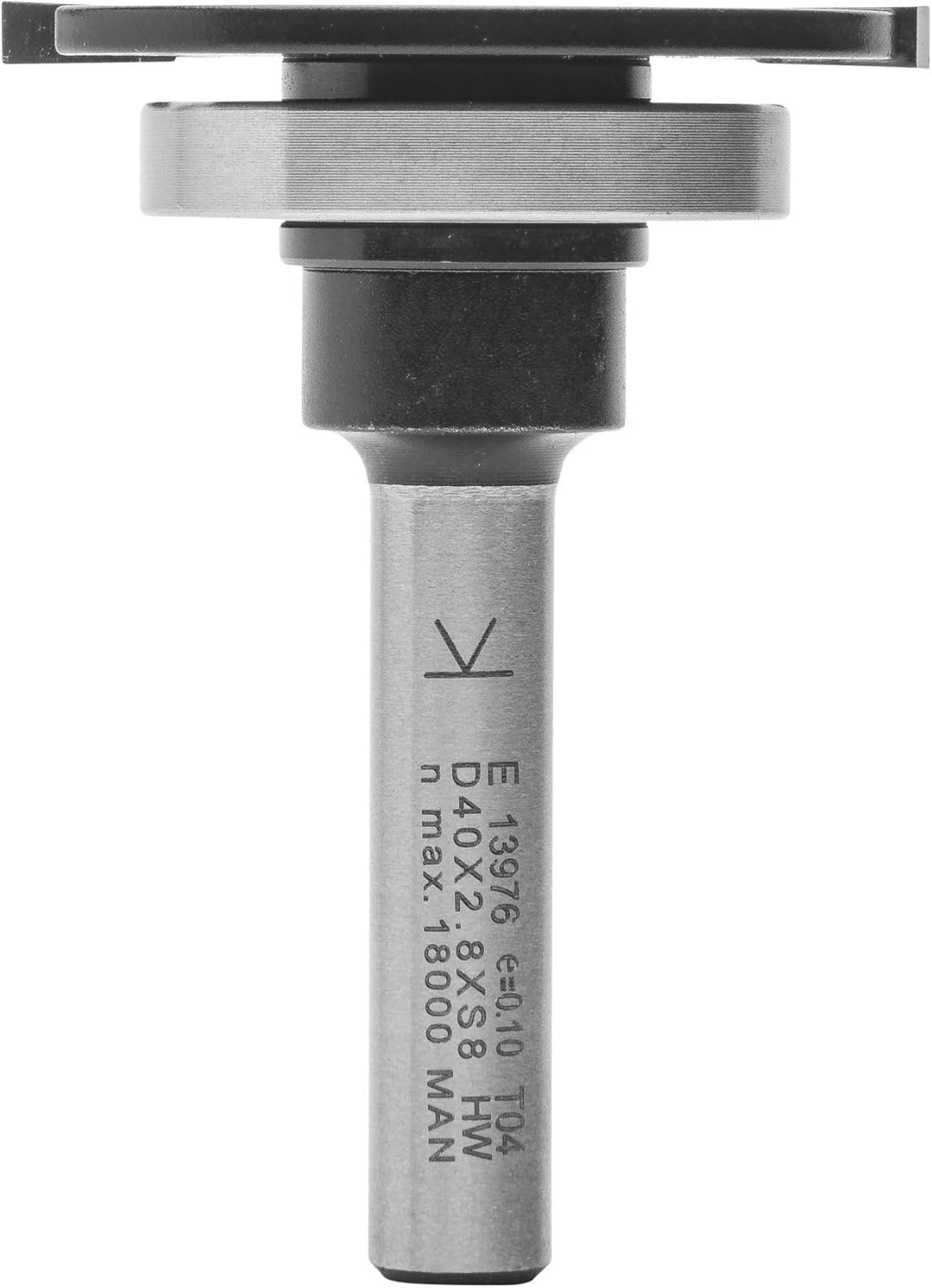 ENT 13976 Scheibennutfräser HW, Schaft (S) 8 mm, Durchmesser (D) 40 mm, NL 2,8 mm, ØKL 28 mm, T 6 mm